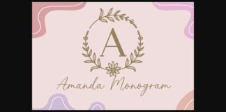 Amanda Font Poster 1