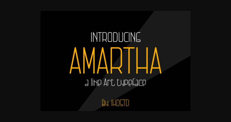 Amartha Font Poster 3
