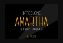 Amartha Font Poster 1