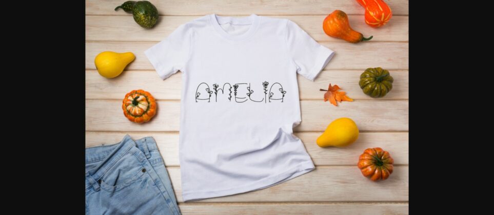 Amaryllis Font Poster 2