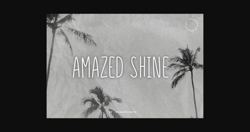 Amazed Shine Font Poster 3