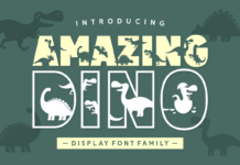 Amazing Dino Font Poster 1