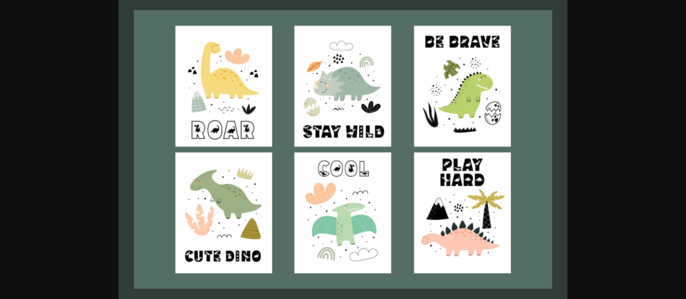 Amazing Dino Font Poster 5