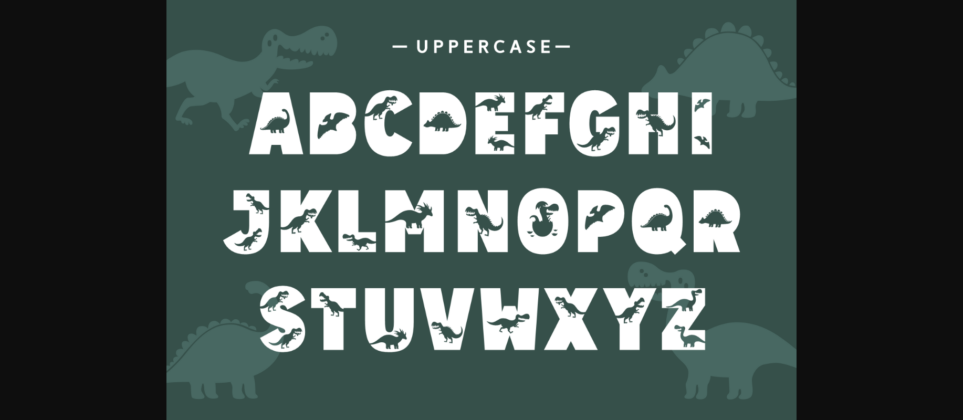 Amazing Dino Font Poster 11