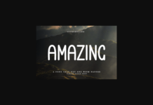 Amazing Font Poster 1