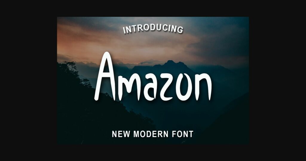 Amazon Font Poster 3
