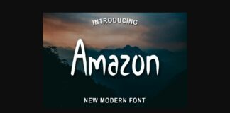 Amazon Font Poster 1