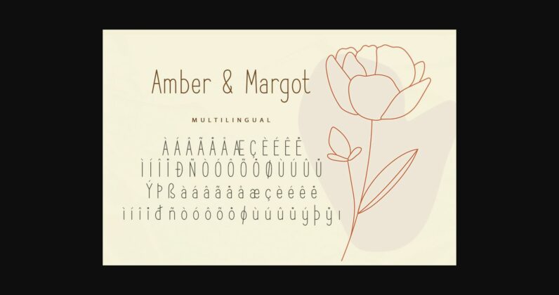 Amber & Margot Font Poster 11