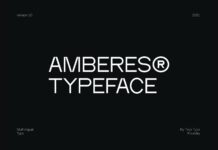 Amberes Font Poster 1