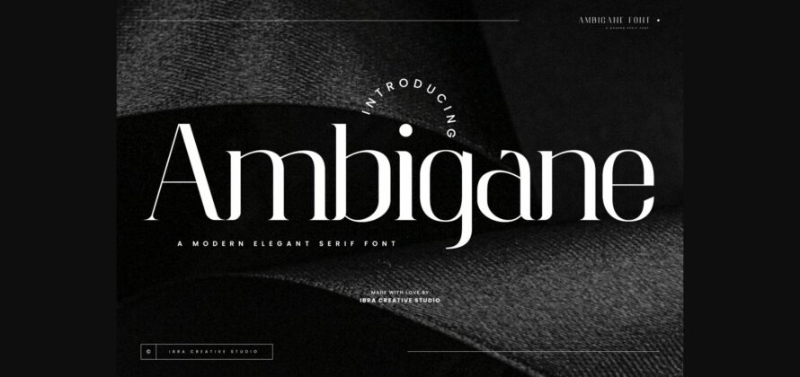 Ambigane Font Poster 3