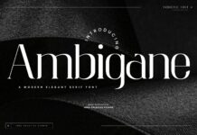 Ambigane Font Poster 1