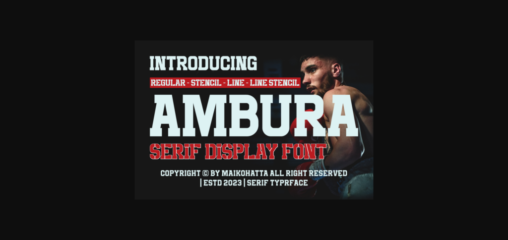 Ambura Font Poster 3