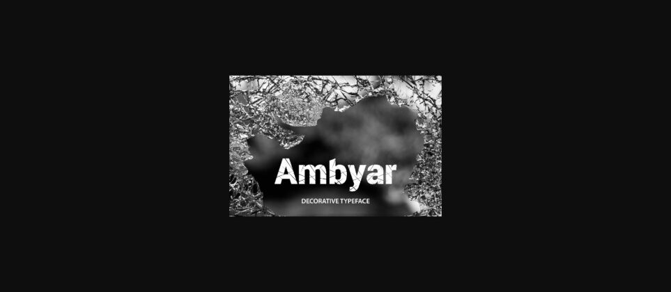 Ambyar Font Poster 3