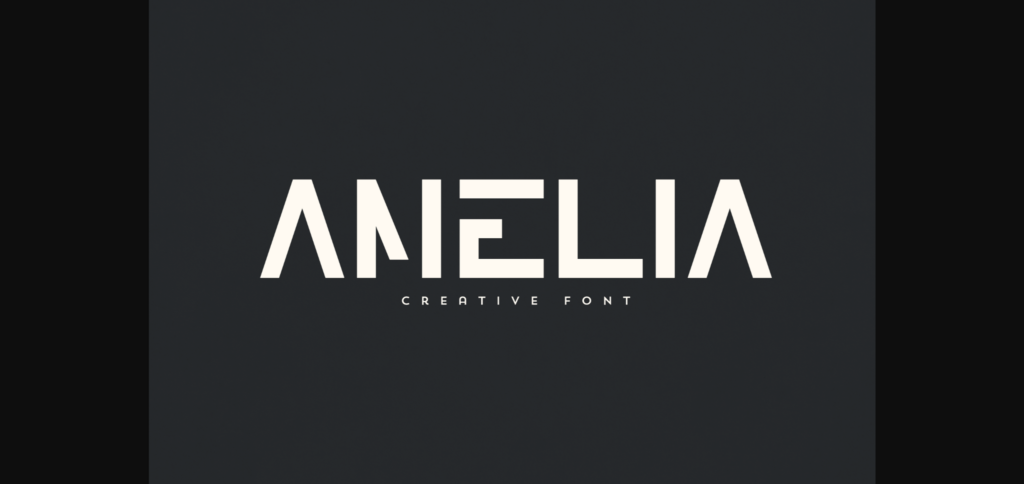 Amelia Font Poster 3