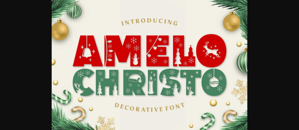 Amelo Christo Font Poster 3