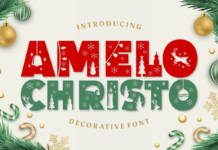 Amelo Christo Font Poster 1