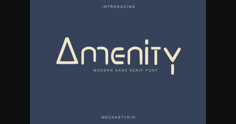 Amenity Font Poster 1