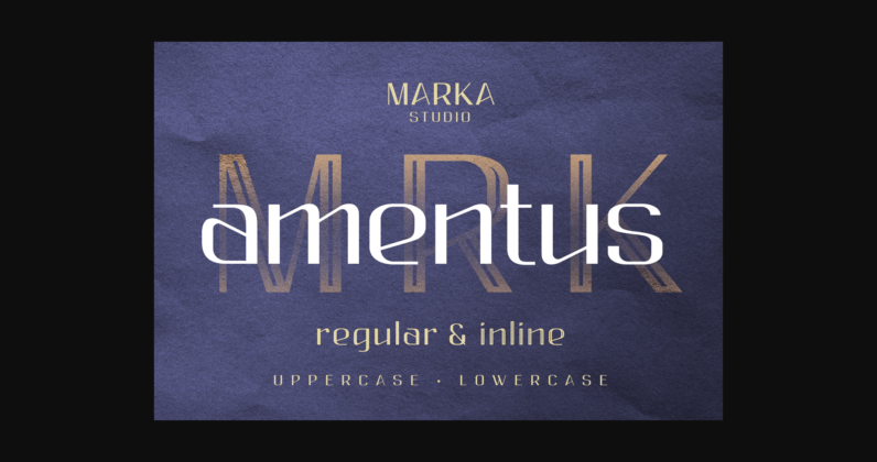 Amentus Font Poster 3