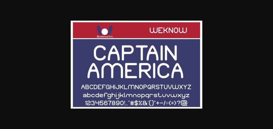 American Favorite Font Poster 4