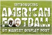 American Football Font Poster 1