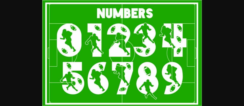 American Football Font Poster 5