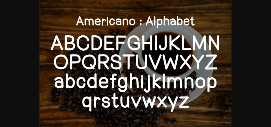 Americano Font Poster 5