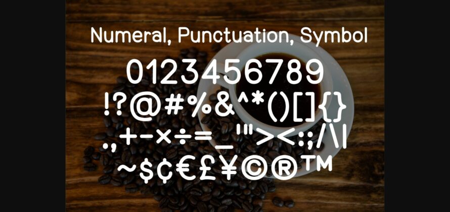 Americano Font Poster 6