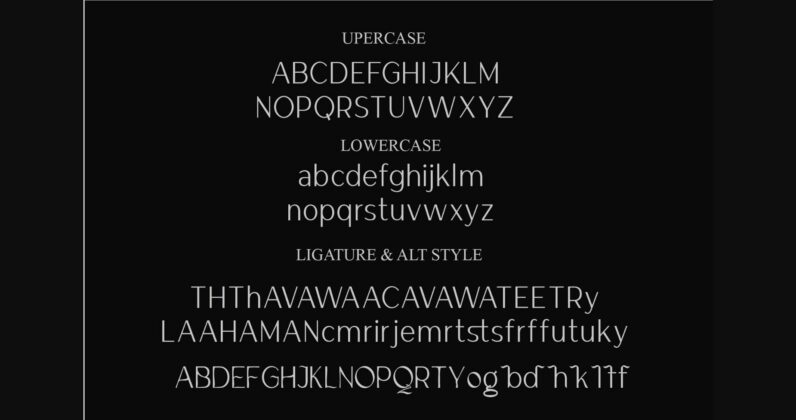 Amirald Font Poster 11