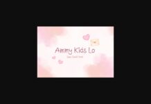 Ammy Kids Lo Font Poster 1