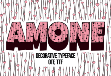 Amone Font Amone Font Poster 1
