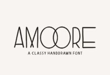 Amoore Font Poster 1