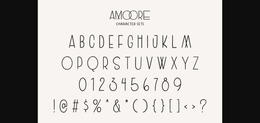 Amoore Font Poster 8