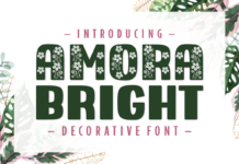 Amora Bright Font Poster 1
