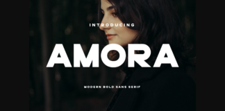 Amora Font Poster 1