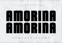 Amorina Font Poster 1