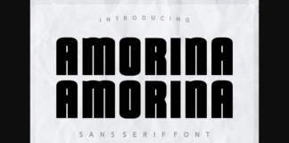 Amorina Font Poster 1