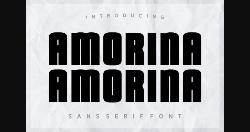 Amorina Font Poster 1