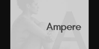 Ampere Font Poster 1