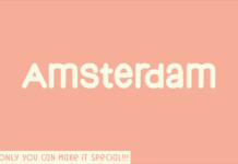 Amsterdam Font Poster 1