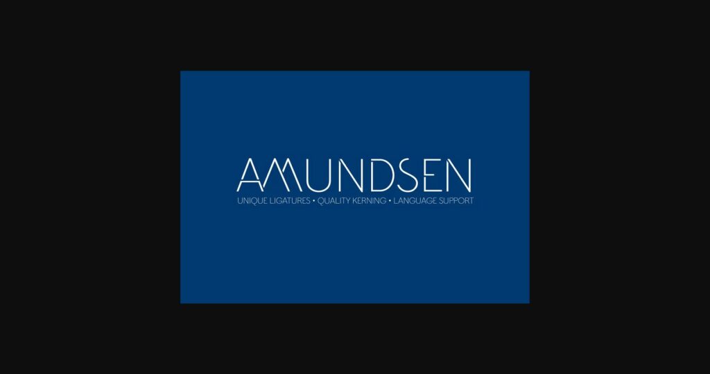 Amundsen Font Poster 1