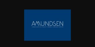 Amundsen Font Poster 1