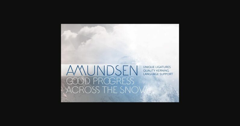 Amundsen Font Poster 4