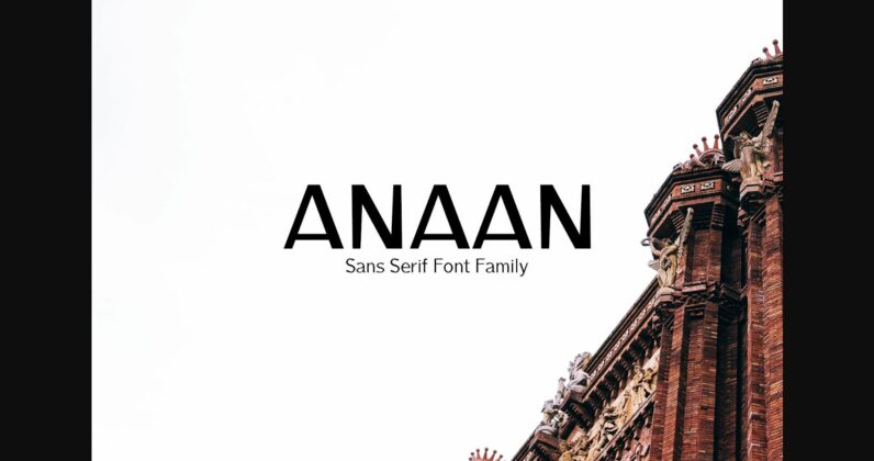 Anaan Family Font Poster 3