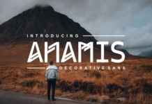 Anamis Font Poster 1
