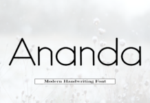 Ananda Font Poster 1