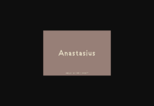 Anastasius Font Poster 1