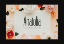 Anatolia Font Poster 1