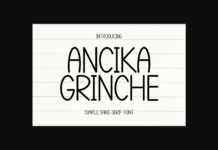 Ancika Grinche Font Poster 1