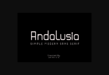 Andalusia Font Poster 1