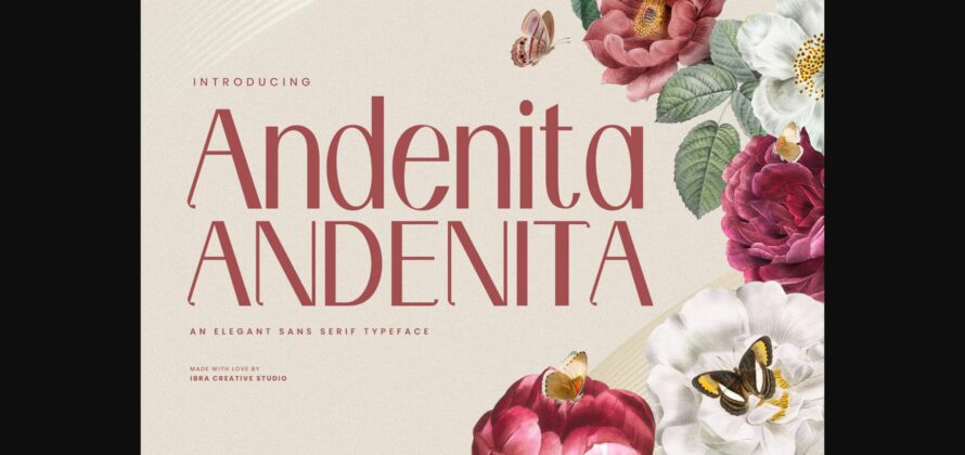 Andenita Font Poster 3